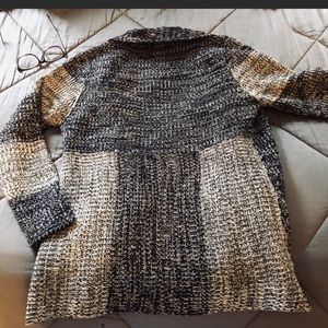 Black and white cardigan